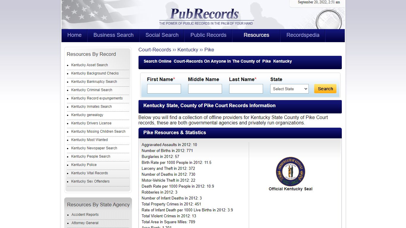 Pike County, Kentucky Court Records - Pubrecords.com